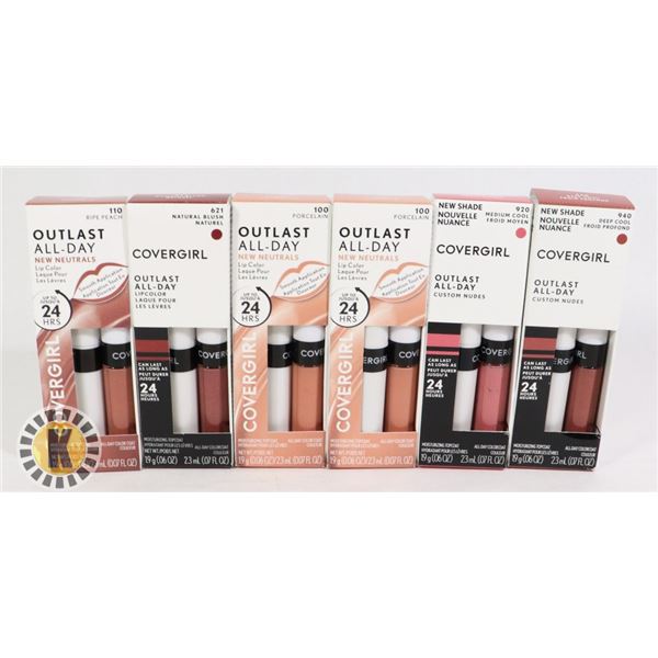 BAG OF ASSORTED COVERGIRL LIPCOLOR