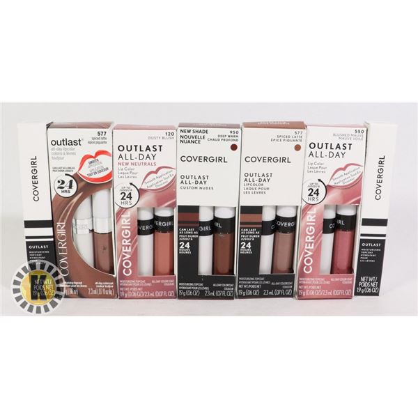 BAG OF ASSORTED COVERGIRL LIPCOLOR