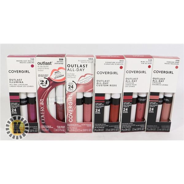 BAG OF ASSORTED COVERGIRL LIPCOLOR