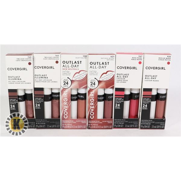 BAG OF ASSORTED COVERGIRL LIPCOLOR