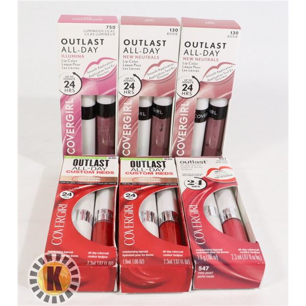BAG OF ASSORTED COVERGIRL LIPCOLOR
