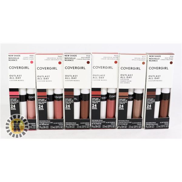 BAG OF ASSORTED COVERGIRL LIPCOLOR