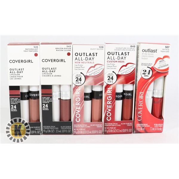 BAG OF ASSORTED COVERGIRL LIPCOLOR
