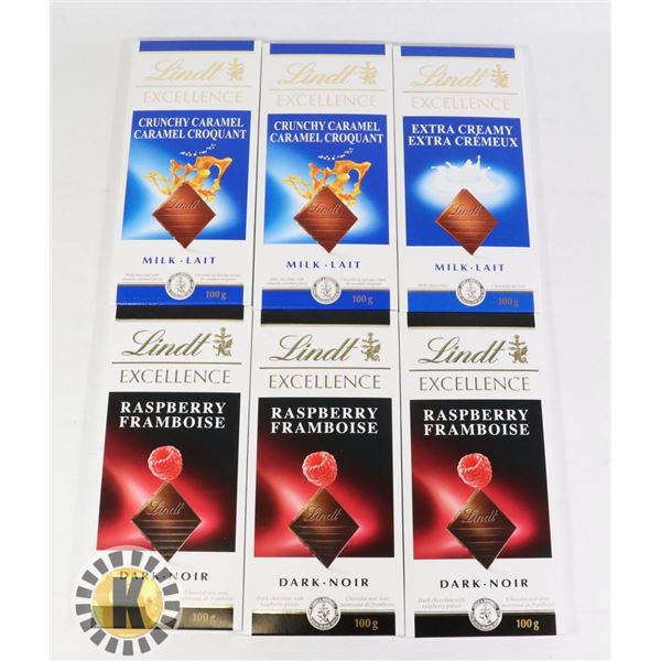 BAG OF LINDT EXCELLENCE ASSORTED FLAVOUR CHOCOLATE