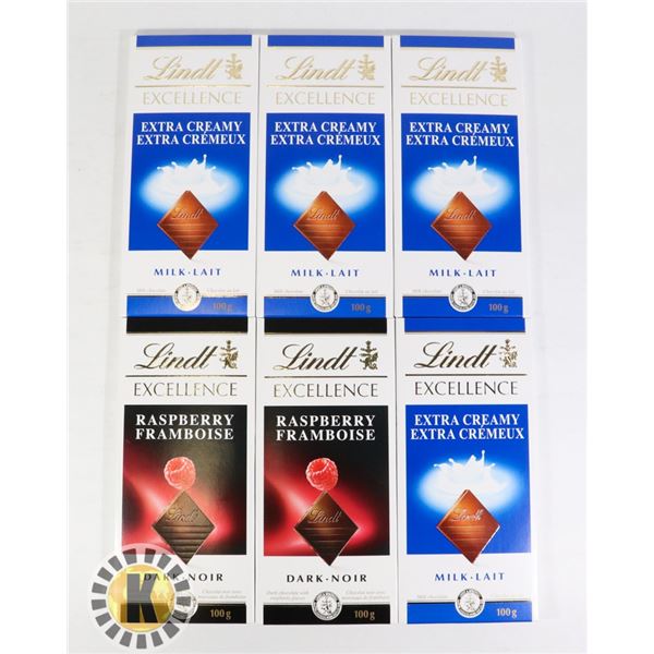BAG OF LINDT EXCELLENCE ASSORTED FLAVOUR CHOCOLATE