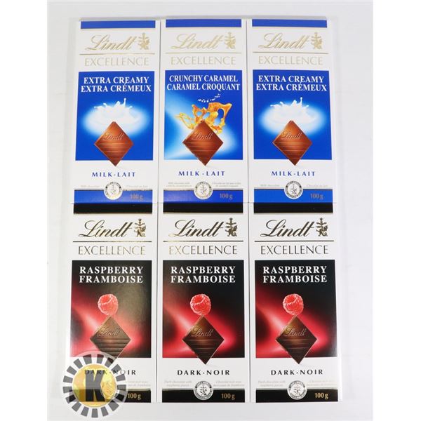 BAG OF LINDT EXCELLENCE ASSORTED FLAVOUR CHOCOLATE