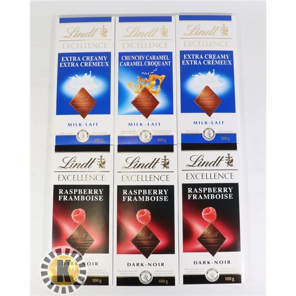 BAG OF LINDT EXCELLENCE ASSORTED FLAVOUR CHOCOLATE