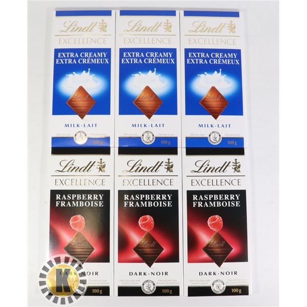 BAG OF LINDT EXCELLENCE ASSORTED FLAVOUR CHOCOLATE