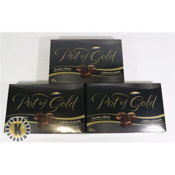 BAG OF LINDT EXCELLENCE & POT OF GOLD CHOCOLATE