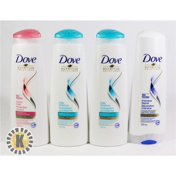 DOVE HAIR WASH SUPPLIES