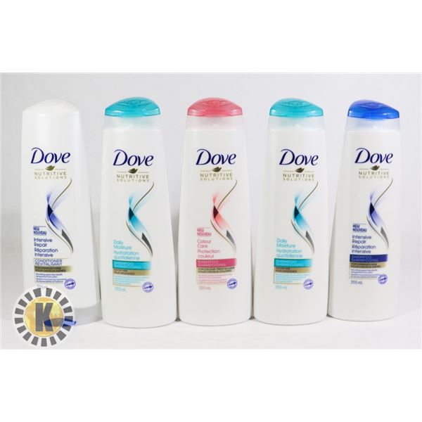 BAG OF DOVE HAIR WAS SUPPLIES