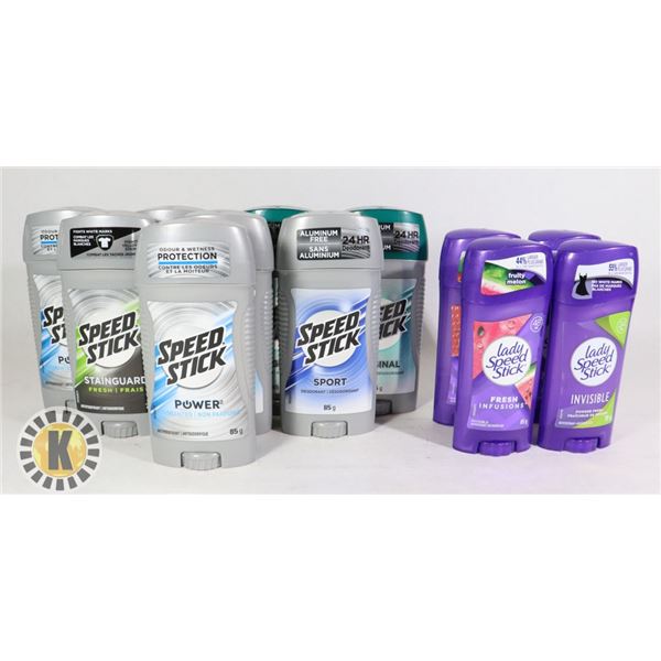 BAG OF SPEED STICK DEODORANT