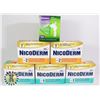 Image 1 : BAG OF PHARMACEUTICAL MEDICINES INCLUDES NICODERM