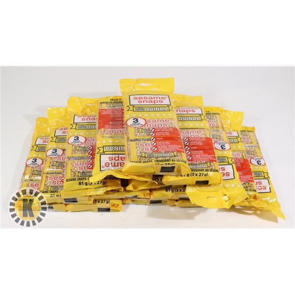 BAG OF SESAME SNAPS SNACKS (PAST BEST BEFORE)