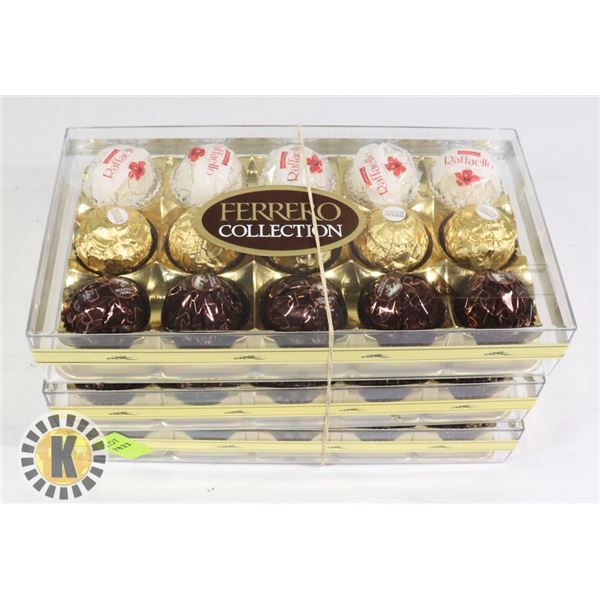 BUNDLE OF 3 FERRERO CHOCOLATE PACKS