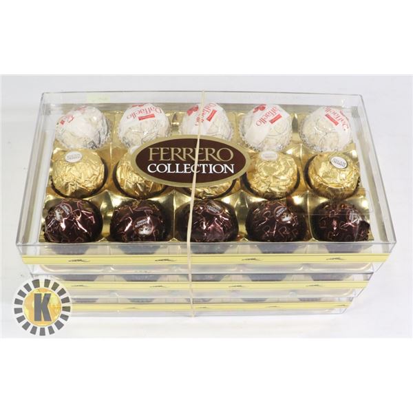 BUNDLE OF 3 FERRERO CHOCOLATE PACKS