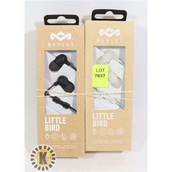 2 MARLEY EAR PHONES