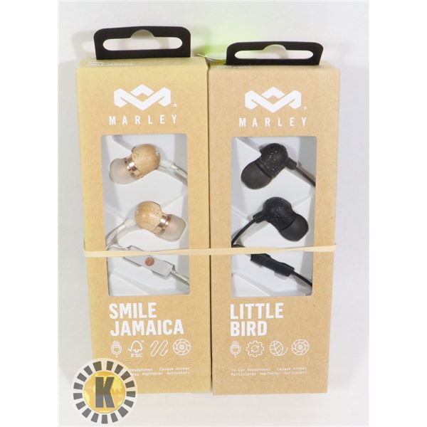 2 MARLEY EAR PHONES