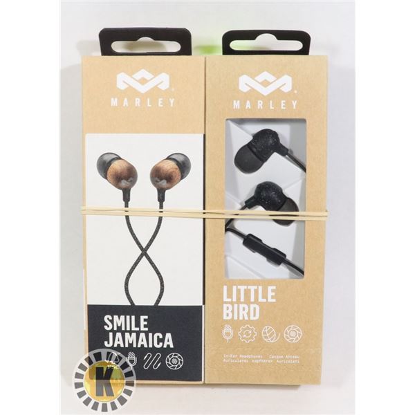 2 MARLEY EAR PHONES