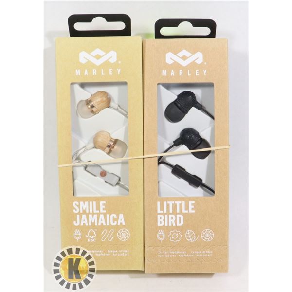 2 MARLEY EAR PHONES