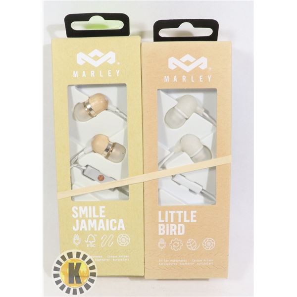 2 MARLEY EAR PHONES