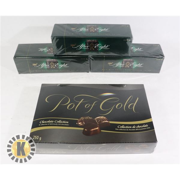 BAG OF POT OF GOLD DARK MINT CHOCOLATE