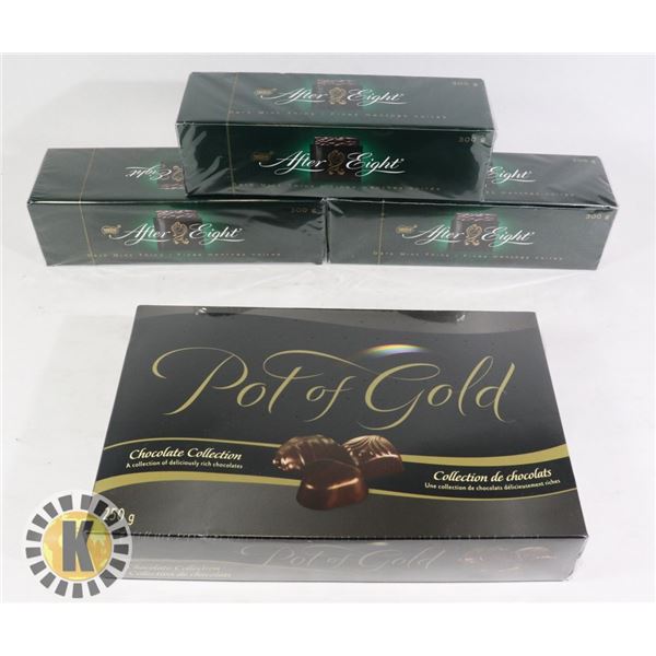 BAG OF POT OF GOLD DARK MINT CHOCOLATE