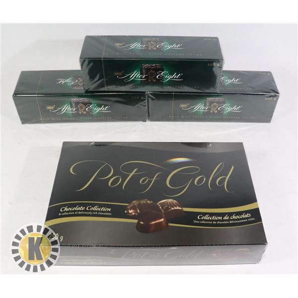 BAG OF POT OF GOLD DARK MINT CHOCOLATE