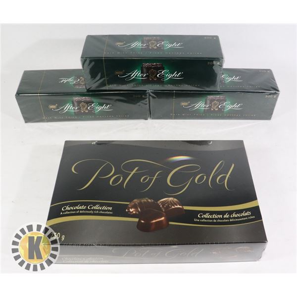 BAG OF POT OF GOLD DARK MINT CHOCOLATE