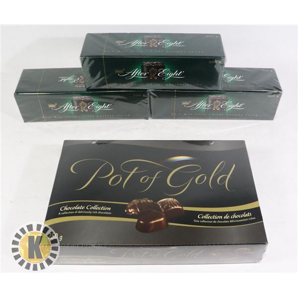 BAG OF POT OF GOLD DARK MINT CHOCOLATE