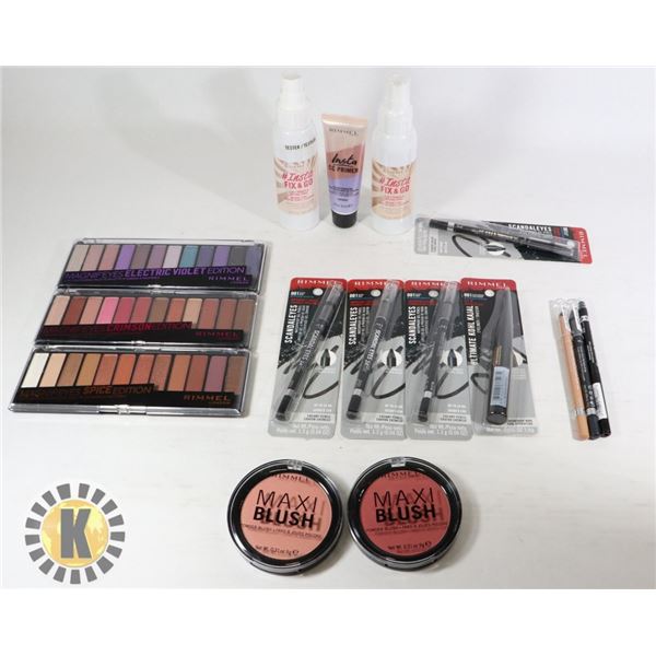 BAG OF ASSORTED NEW RIMMEL MAKE-UP ITEMS