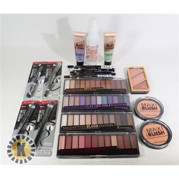 BAG OF ASSORTED NEW RIMMEL MAKE-UP ITEMS