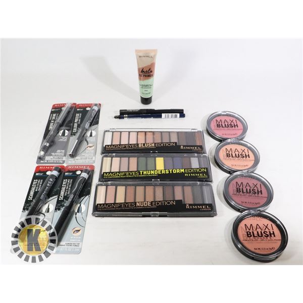 BAG OF ASSORTED NEW RIMMEL MAKE-UP ITEMS