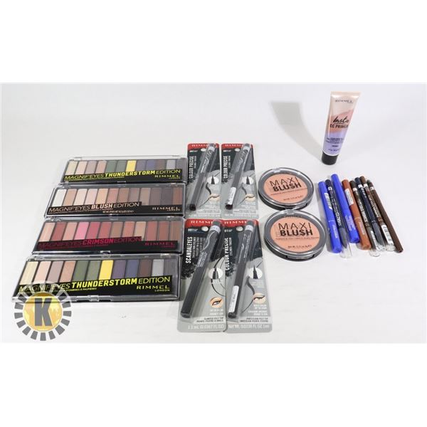 BAG OF ASSORTED NEW RIMMEL MAKE-UP ITEMS