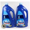 Image 1 : 2 1.6L FINISH LIQUID DISHWASHER SOAP