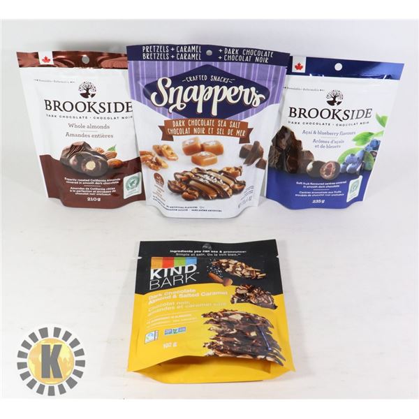 BROOKSIDE CHOCOLATE & KIND BAR DARK CHOCOLATE