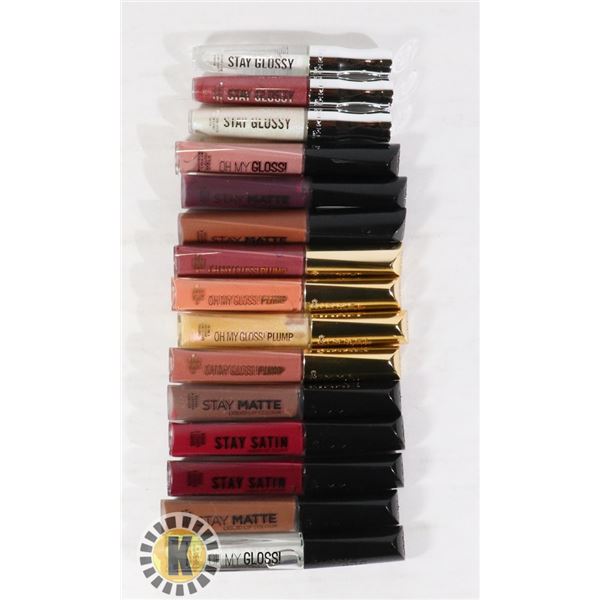 ASSORTED BAG OF NEW RIMMEL COSMETIC LIP COLOR
