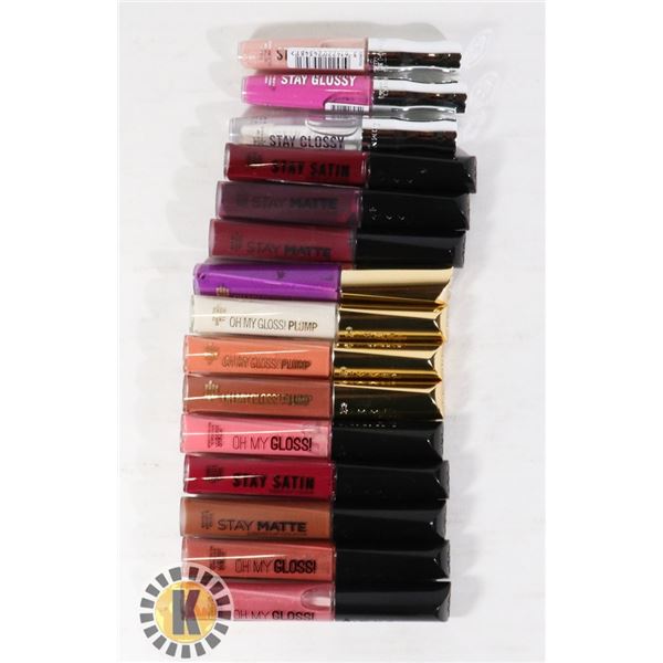 ASSORTED BAG OF NEW RIMMEL COSMETIC LIP COLOR