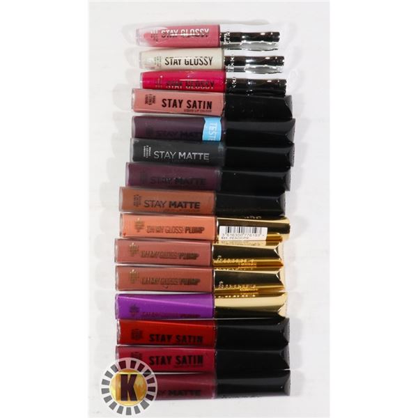 ASSORTED BAG OF NEW RIMMEL COSMETIC LIP COLOR