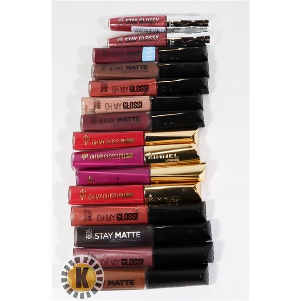 ASSORTED BAG OF NEW RIMMEL COSMETIC LIP COLOR
