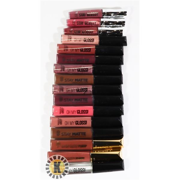 ASSORTED BAG OF NEW RIMMEL COSMETIC LIP COLOR