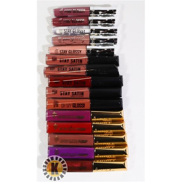 ASSORTED BAG OF NEW RIMMEL COSMETIC LIP COLOR