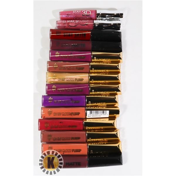 ASSORTED BAG OF NEW RIMMEL COSMETIC LIP COLOR