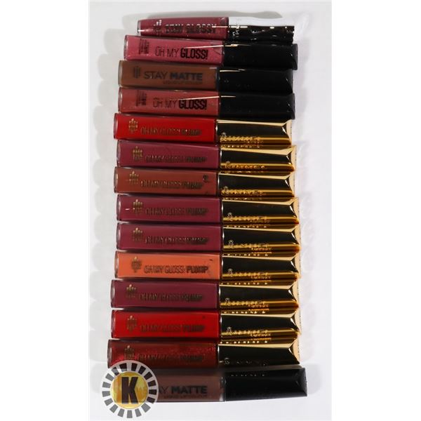 ASSORTED BAG OF NEW RIMMEL COSMETIC LIP COLOR