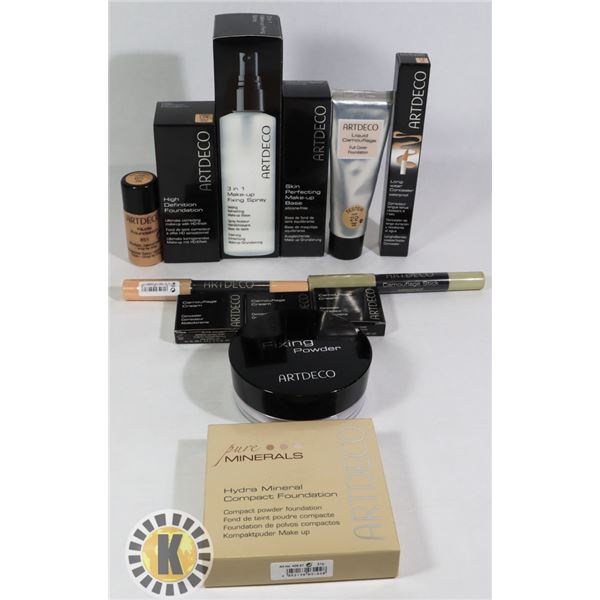 ASSORTED BAG OF NEW ARTDECCO COSMETIC ITEMS