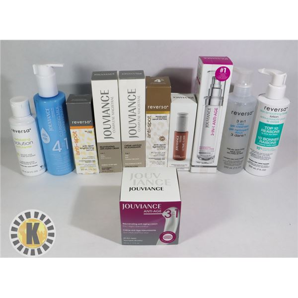 ASSORTED BAG OF JOUVIANCE FACE TREATMENT PRODUCTS