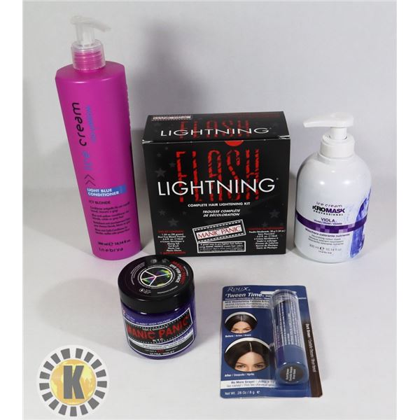 ASSORTED BAG OF HAIR PRODUCTS