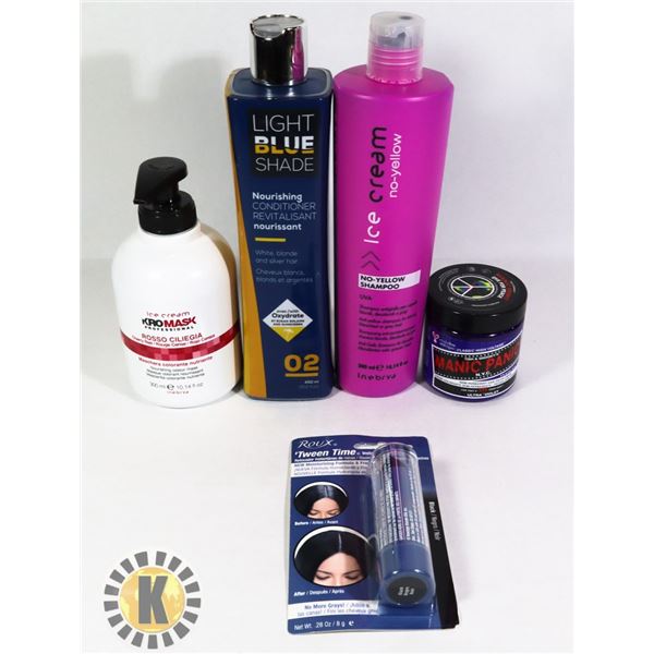 ASSORTED BAG OF HAIR PRODUCTS