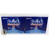 Image 1 : 2 PACKS OF FINISH DISH WASHER DETERGENT