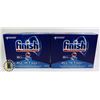 Image 1 : 2 PACKS OF FINISH DISH WASHER DETERGENT